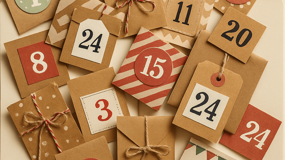 Advents-journal-kalender-tüten Adventskalender im Journal