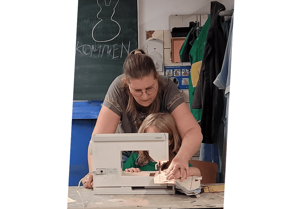 Bastel-AG-nähen