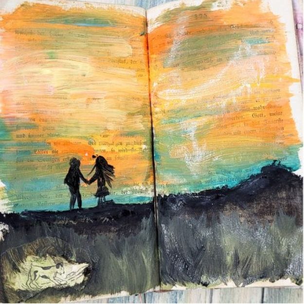 sonnenuntergang-art-journal